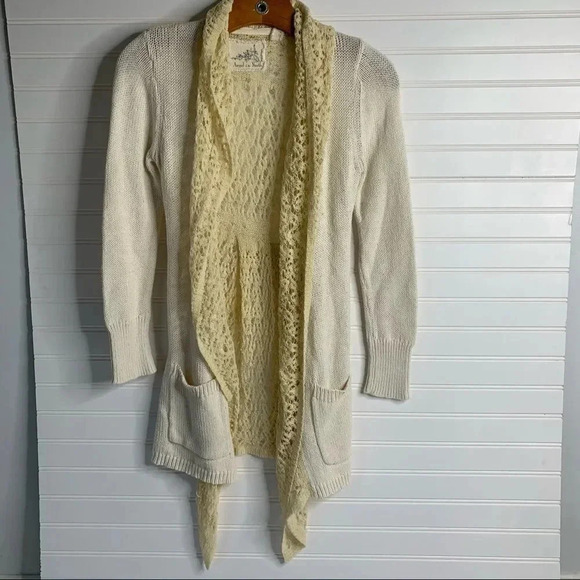Anthropologie Angel Of The North Cardigan Sweater - Picture 2 of 10